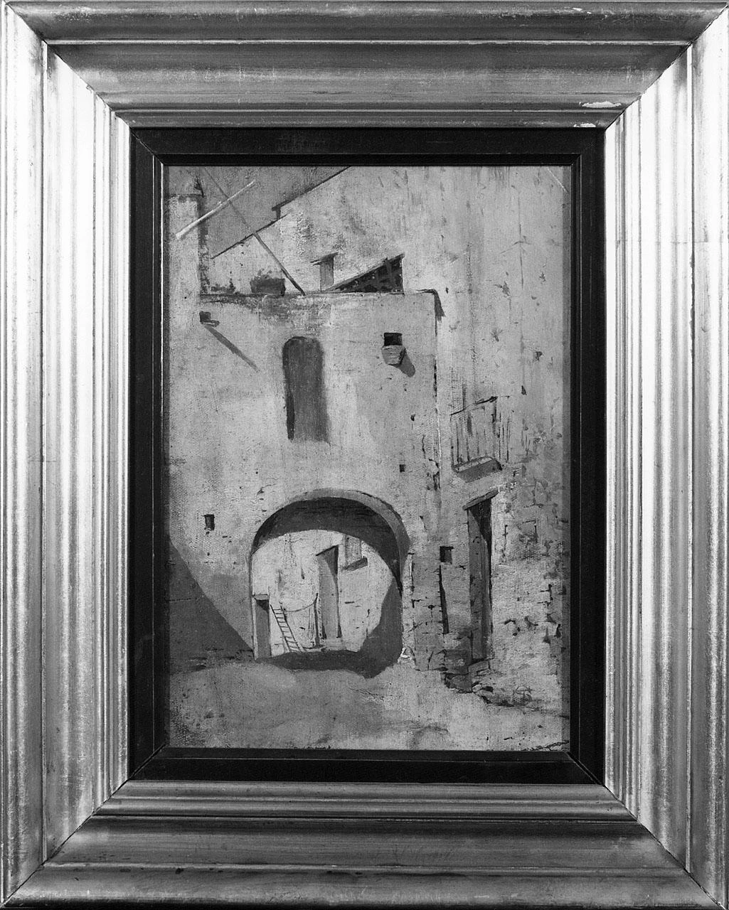 paesaggio con architetture - Museo Civica, Pescia